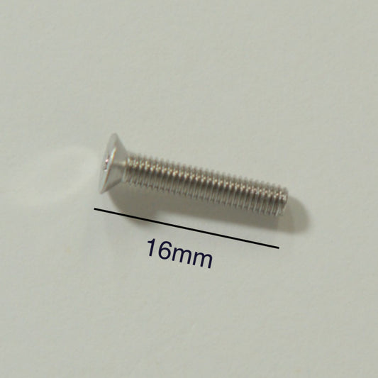 This is an m3 screw that measures 16mm in length. These screws are used to connect the PCB to the case along with a magnetic ring to assemble a complete EROS Tracker.
